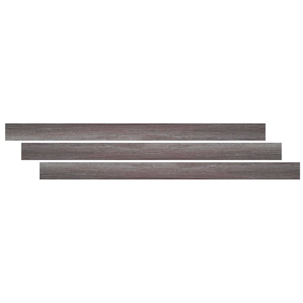 Ackland 0.75 in. T x 94 in. L x 0.63 in. W Twilight Greige Luxury Vinyl Flooring Trim Quarter Round AKVTVTWGR-QR - main